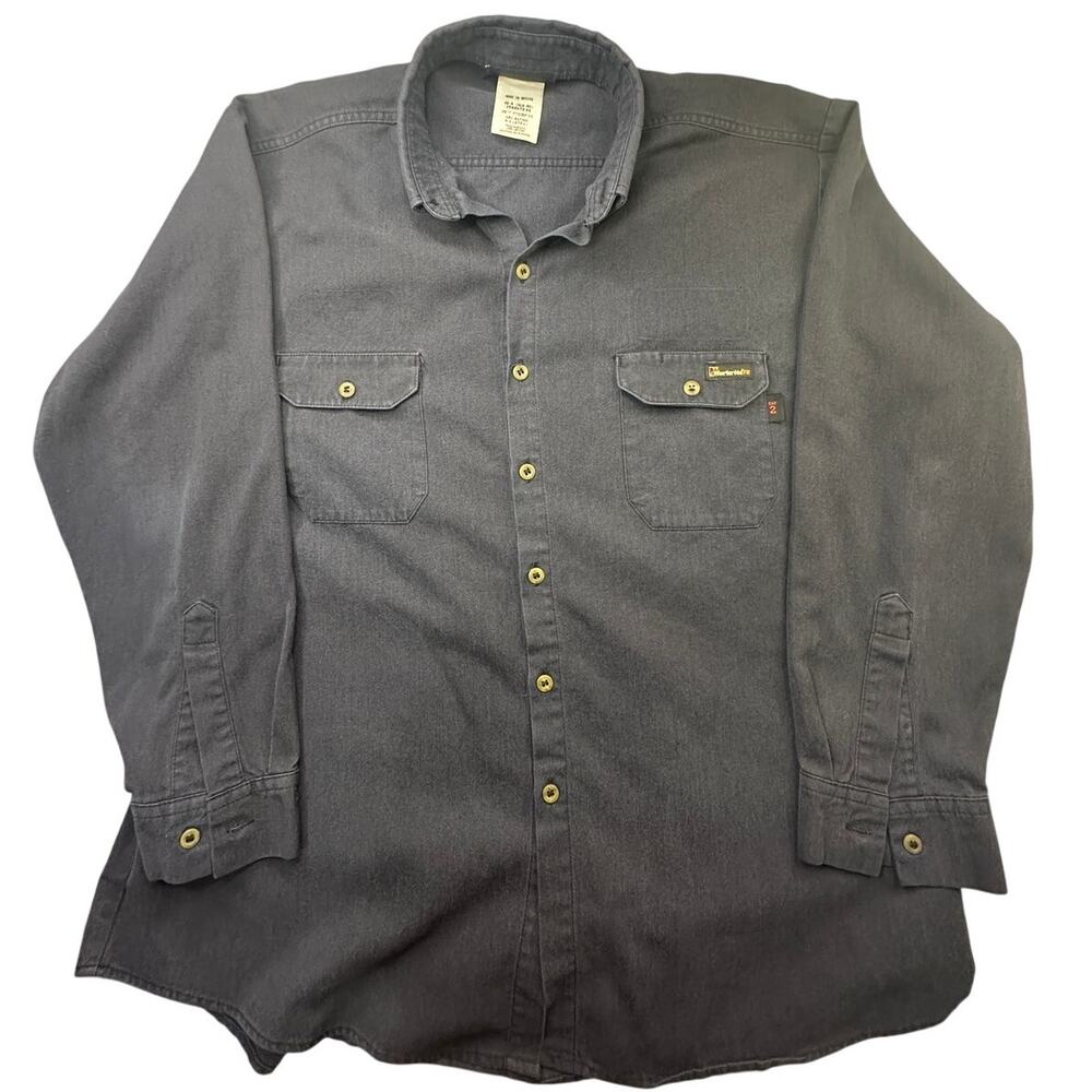 Workrite FR Long Sleeve Shirt Flame Resistant 7oz Navy XL Workwear